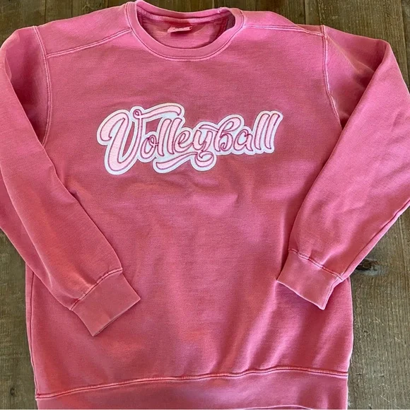 Volleyball Sweatshirt Cotton Medium - Picture 2 of 7